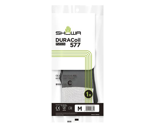 ショーワグローブ DURACoil (発泡ニトリルゴム・フルコート) M577-M 1双 (ご注文単位1双) 【直送品】