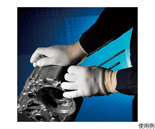 ショーワグローブ 簡易包装パームフィット手袋 White 10双入 XSB0500-10P-XS 1袋 (ご注文単位1袋) 【直送品】