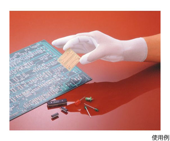 ショーワグローブ 簡易包装パームフィット手袋 White 10双入 XSB0500-10P-XS 1袋 (ご注文単位1袋) 【直送品】