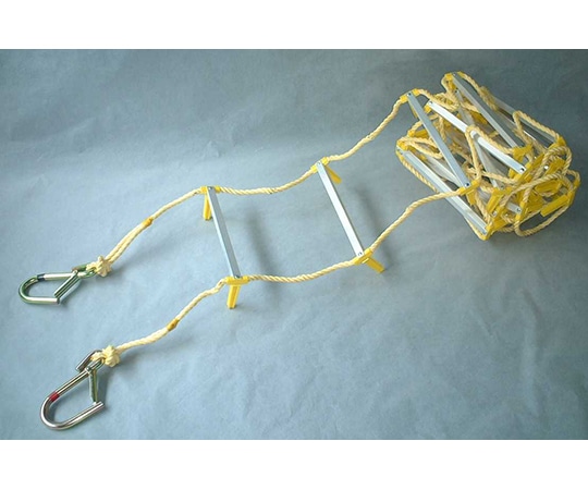 八ツ矢工業 アルミ縄はしご小カギ付 5m12042 1個 (ご注文単位1個) 【直送品】