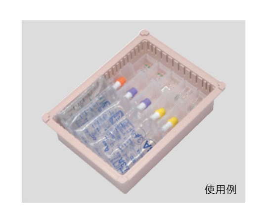 サカセ 注射セットケース (W48×D169×H65mm) クリアホワイトST-3 1個 (ご注文単位1個) 【直送品】