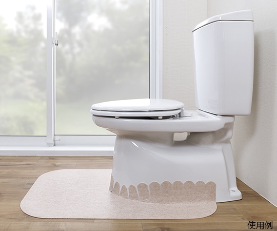 サンコー (生活用品) 吸着拭けるトイレマット無地 ロング BEKK-55 1枚 (ご注文単位1枚) 【直送品】