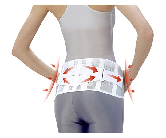 中山式産業 中山式腰椎医学 (R) コルセット 滑車式スリムライト L 1個 (ご注文単位1個) 【直送品】