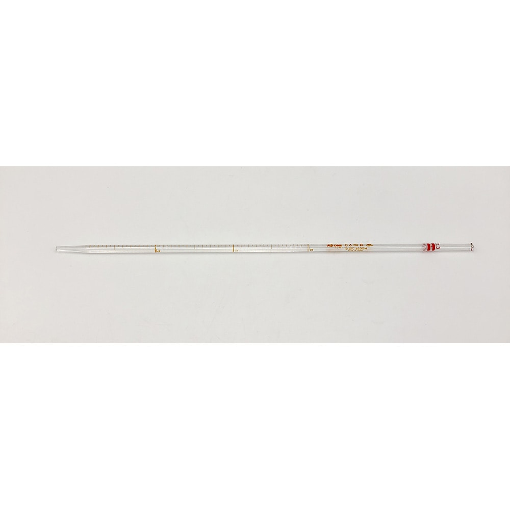 アズワン 先端メスピペット 0.3mL 1本 (ご注文単位1本) 【直送品】