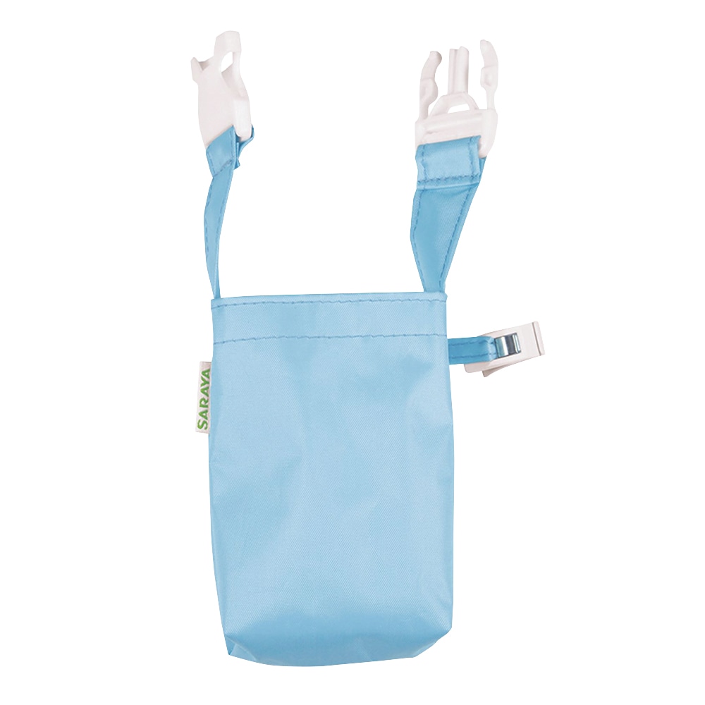 サラヤ ジェル消毒撥水ポシェット本体 ブルー98466 1個 (ご注文単位1個) 【直送品】