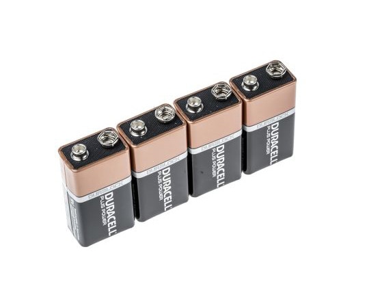 Duracell 9V形電池 アルカリ乾電池 PP3 1袋 (4個入) MN1604 1袋 (ご注文単位1袋) 【直送品】