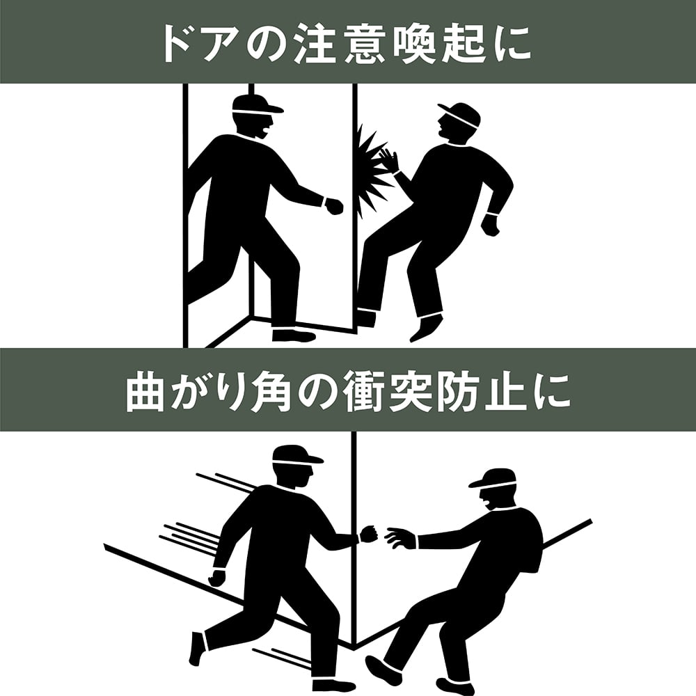 ムサシ 激突防止ライトライトワイヤレス 2台入DW-900 1台 (ご注文単位1台) 【直送品】