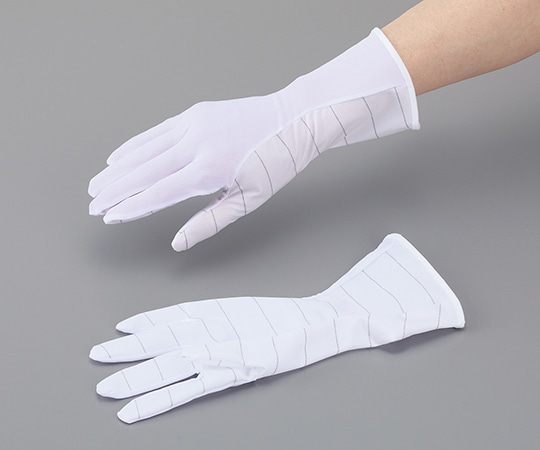 アズワン アズピュア防塵ESD手袋 (ロングタイプ) ML 1袋 (10双入) 1袋 (ご注文単位1袋) 【直送品】