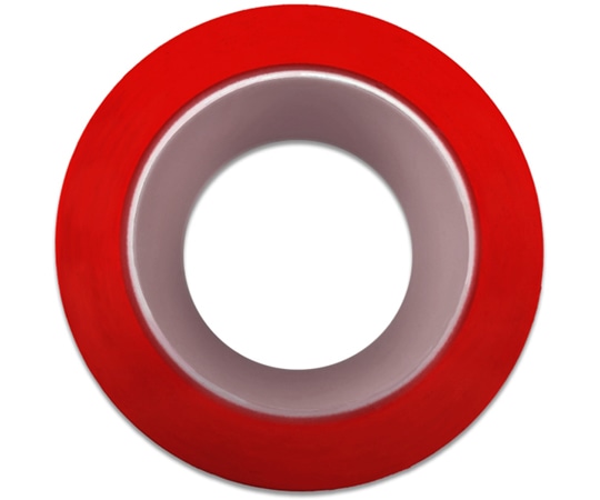 セーフラン安全用品 厚手PVCラインテープ 幅50mm×22m 厚0.2mm はく離紙なし 樹脂芯 赤J2352-R 1巻 (ご注文単位1巻) 【直送品】