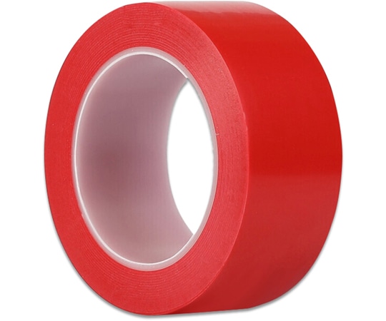 セーフラン安全用品 厚手PVCラインテープ 幅50mm×22m 厚0.2mm はく離紙なし 樹脂芯 赤J2352-R 1巻 (ご注文単位1巻) 【直送品】