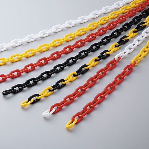 日本緑十字社 プラスチックチェーン 黄 PT-612Y284032 1本 (ご注文単位1本) 【直送品】