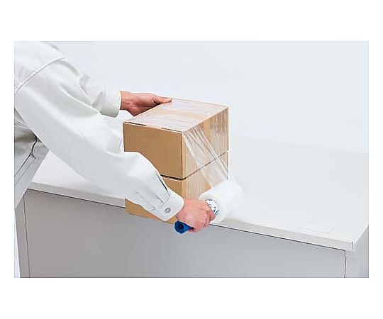 司化成工業 ハンディストレッチフィルム 100×250m 1巻テックスラップ 1巻 (ご注文単位1巻) 【直送品】