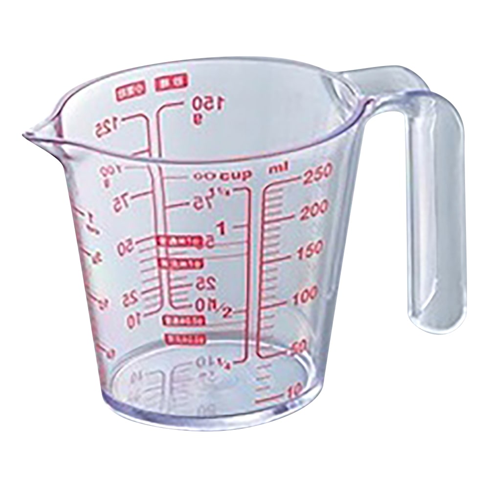アスベル 耐熱計量カップ 250mLO-250 1個 (ご注文単位1個) 【直送品】