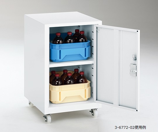 アズワン 薬品トレーユニット (UT-Lab.) 400×450×652mm 右扉SPBT-UTCR 1個 (ご注文単位1個) 【直送品】