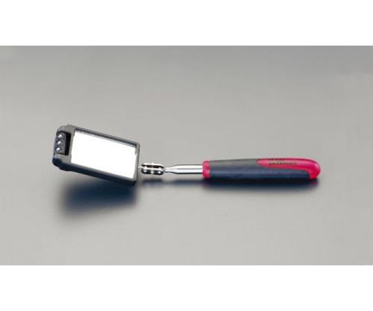 エスコ 46x67mm/269-754mm 点検ミラー (伸縮/LED付) EA724CD-30 1個 (ご注文単位1個) 【直送品】