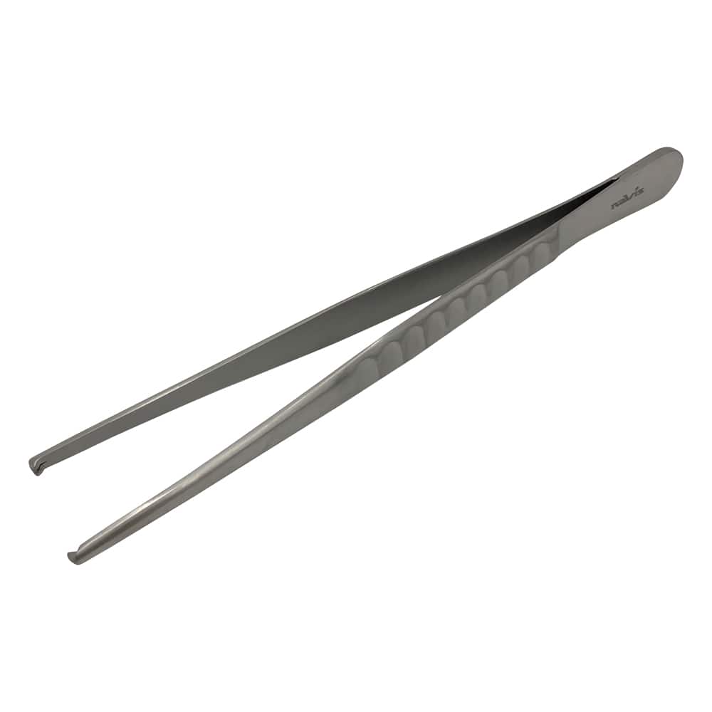 アズワン ピンセット (大波) 有鈎 150mm 1本 (ご注文単位1本) 【直送品】