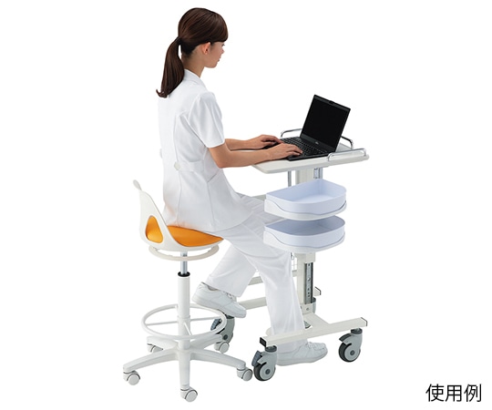 アズワン ナースカート (ディスカス) NN-DW 1台 (ご注文単位1台) 【直送品】