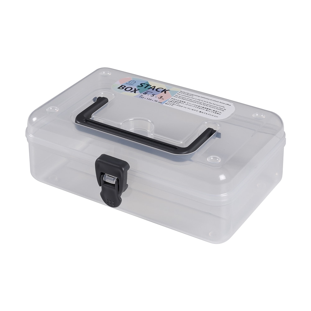 小久保工業所 スタックボックス クリア3808 1個 (ご注文単位1個) 【直送品】