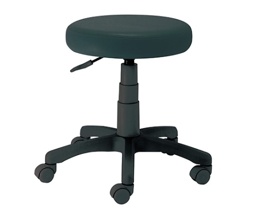 ナカバヤシ ラウンドOAチェア ブラックRZR-112BK 1個 (ご注文単位1個) 【直送品】