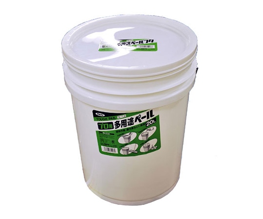 アサヒペン プロ用多用途ペール 20L (白) 1個 (ご注文単位1個) 【直送品】