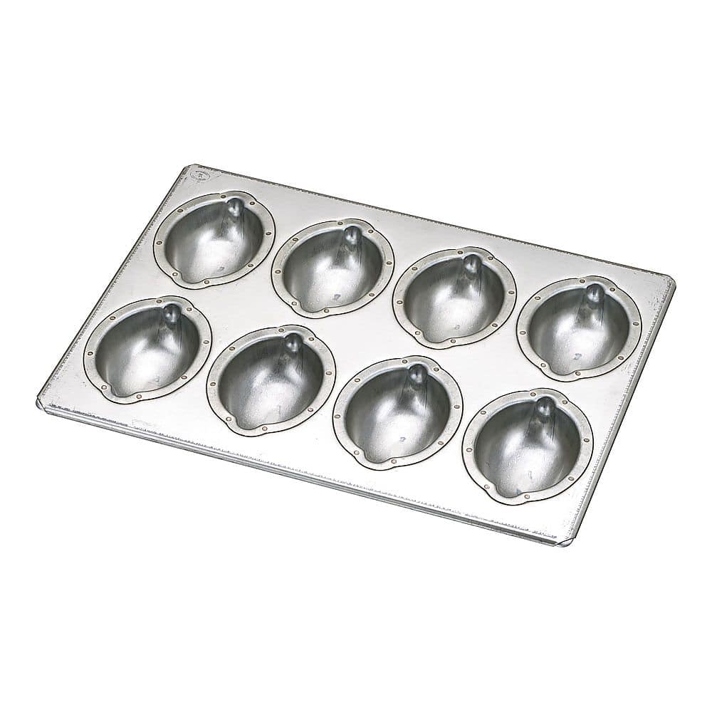 松永製作所 (製菓・パン型) シリコン加工 レモン型天板 8ヶ取WTVB602 1個 (ご注文単位1個) 【直送品】