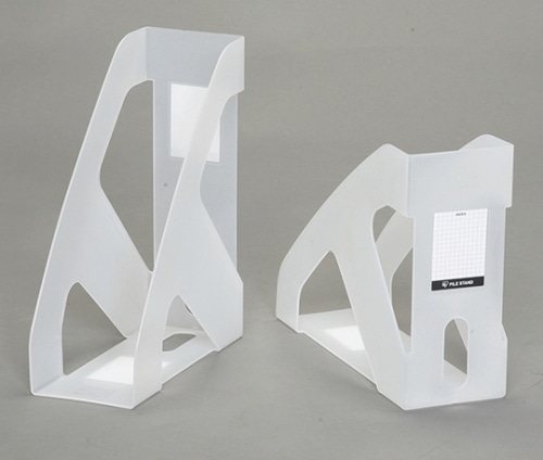 アイリスオーヤマ ファイルスタンド2個セット クリアFS-25EW×2 1セット (ご注文単位1セット) 【直送品】