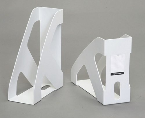 アイリスオーヤマ ファイルスタンド 2個セット ホワイトFS-25EW×2 1セット (ご注文単位1セット) 【直送品】