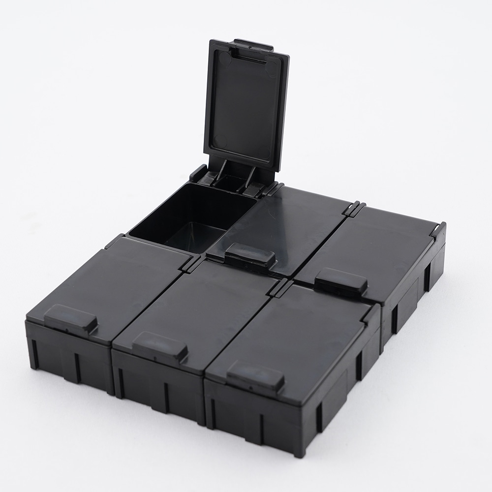 アズワン SMDチップボックス 1組 (6個入) CA103C 1組 (ご注文単位1組) 【直送品】