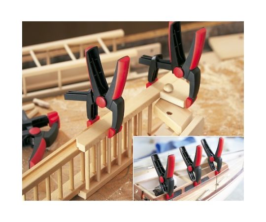 ベッセイ スプリングクランプXV型 開き100mmXV5-100 1個 (ご注文単位1個) 【直送品】