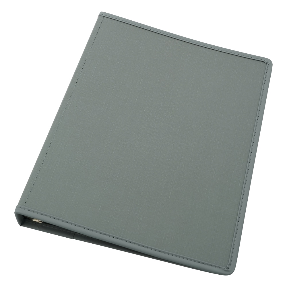 アズワン カルテブック ロック型・2穴 グレー 背幅40mmNS-440-2 1冊 (ご注文単位1冊) 【直送品】