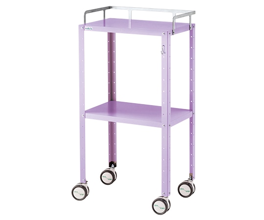 アズワン カラフルステンワゴン (フック付き) レギュラー ラベンダーCSWR-2LF 1台 (ご注文単位1台) 【直送品】