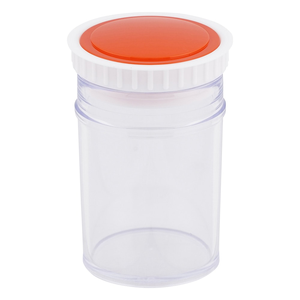 アズワン ラボランPSサンプル管瓶 100mL 橙 50本+5本入PS-100 1箱 (ご注文単位1箱) 【直送品】