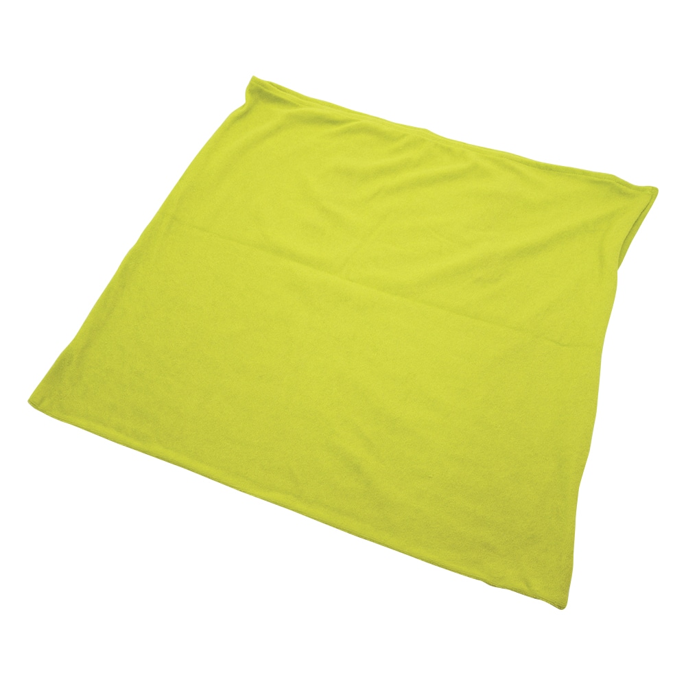アズワン ビーズパッド マット型用パイルカバー (黄緑) 1枚 (ご注文単位1枚) 【直送品】