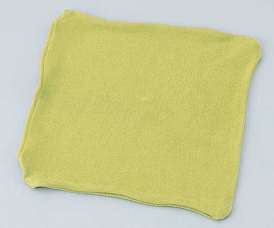 アズワン ビーズパッド 角座用パイルカバー (黄緑) 1枚 (ご注文単位1枚) 【直送品】