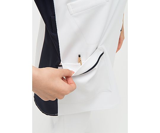 ナガイレーベン 男女兼用上衣 Tネイビー MFT4492 1枚 (ご注文単位1枚) 【直送品】