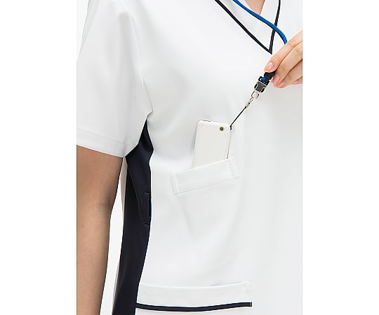 ナガイレーベン 男女兼用上衣 Tネイビー MFT4492 1枚 (ご注文単位1枚) 【直送品】