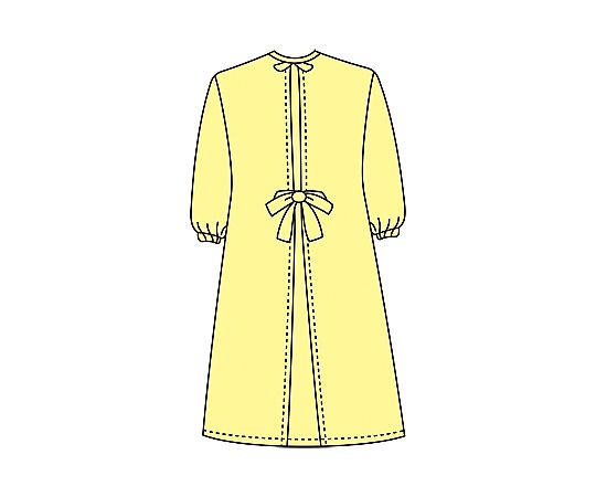 アズワン 抗菌予防衣 (クリーンピンク) SM-6200 1枚 (ご注文単位1枚) 【直送品】