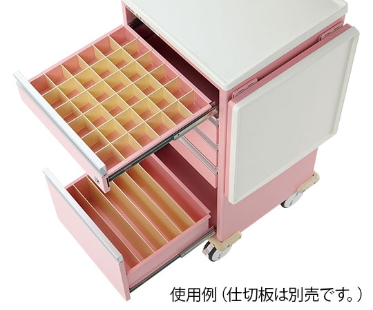 アズワン カラフルミニカート用仕切板 (大用横1枚) 1枚 (ご注文単位1枚) 【直送品】