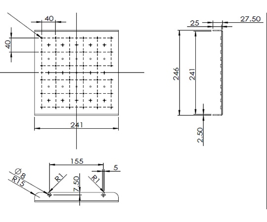 DLAB デジタルシェーカー 固定クリップ取付ベース SK-180・1807タイプ用 1個 (ご注文単位1個) 【直送品】