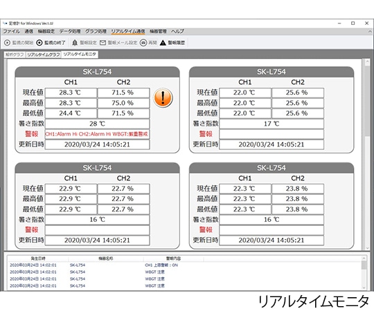 佐藤計量器製作所 記憶計 (R) 温度分離型SK-L751 1個 (ご注文単位1個) 【直送品】