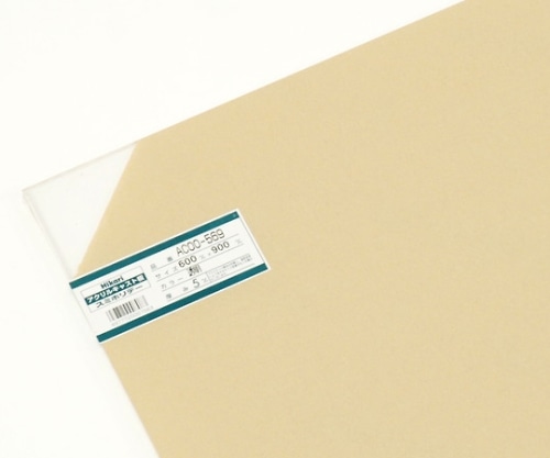 光 アクリルキャスト板 600×900×5mm 透明AC00-569 1枚 (ご注文単位1枚) 【直送品】