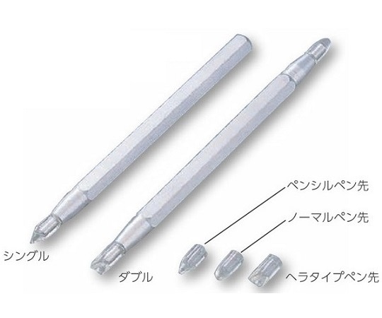 アズワン スティックペンシル導電ホルダーダブル 1個 (ご注文単位1個) 【直送品】