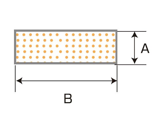 ThreeHigh シリコンスポンジ角紐 3mm×30mm 10mSH3-30-10 1本 (ご注文単位1本) 【直送品】