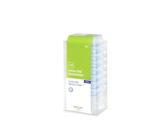 メトラー・トレド レイニン Green-Pak SpaceSaver 積み重ね式詰替チップ GPS-LTS-A-1000μL-768/8 1個 (96本×8段入) 30389292 1個 (ご注文単位1個) 【直送品】
