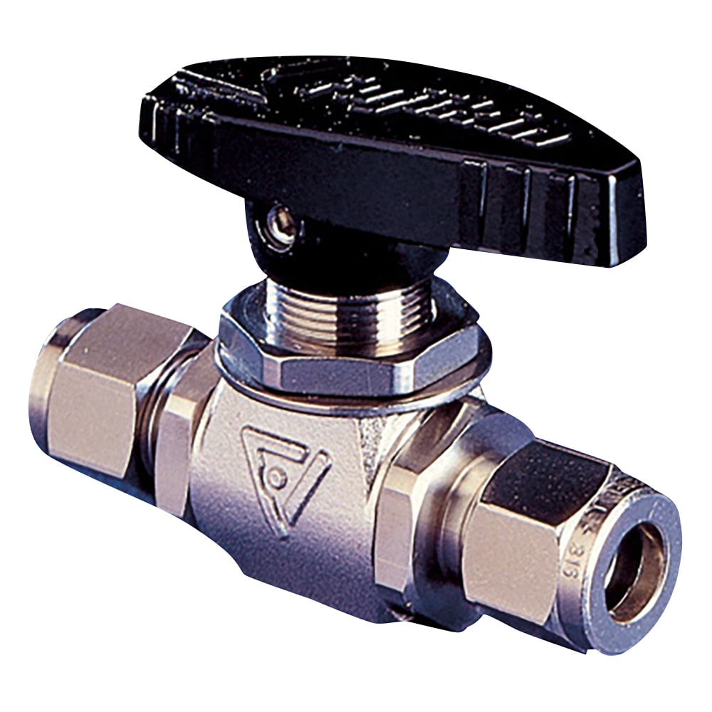 フジキン ボールバルブPUBV-95-3-V 1個 (ご注文単位1個) 【直送品】