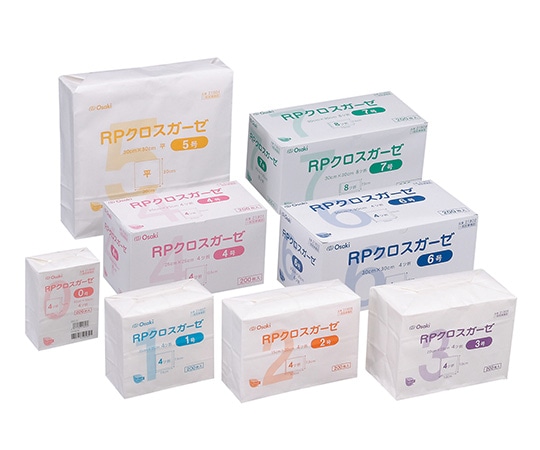 オオサキメディカル RPクロスガーゼ 1号 15cm×15cm 4ツ折 200枚入21807 1パック (ご注文単位1パック) 【直送品】
