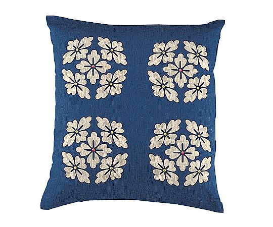 アズワン 綿 座布団IT よつ葉202 青 550×510 カバーのみ 1個 (ご注文単位1個) 【直送品】