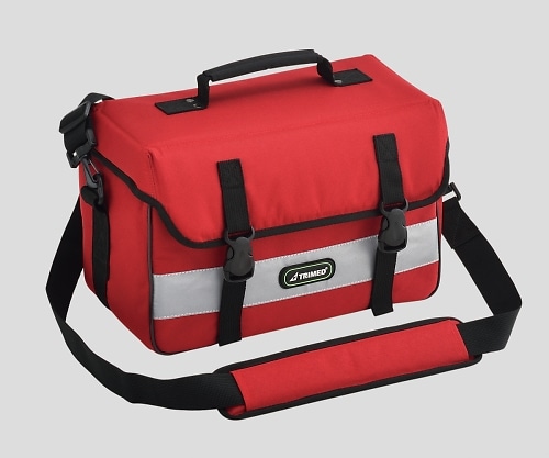 アズワン 救急バッグ 350×200×250mmEMB121-RD-0 1個 (ご注文単位1個) 【直送品】