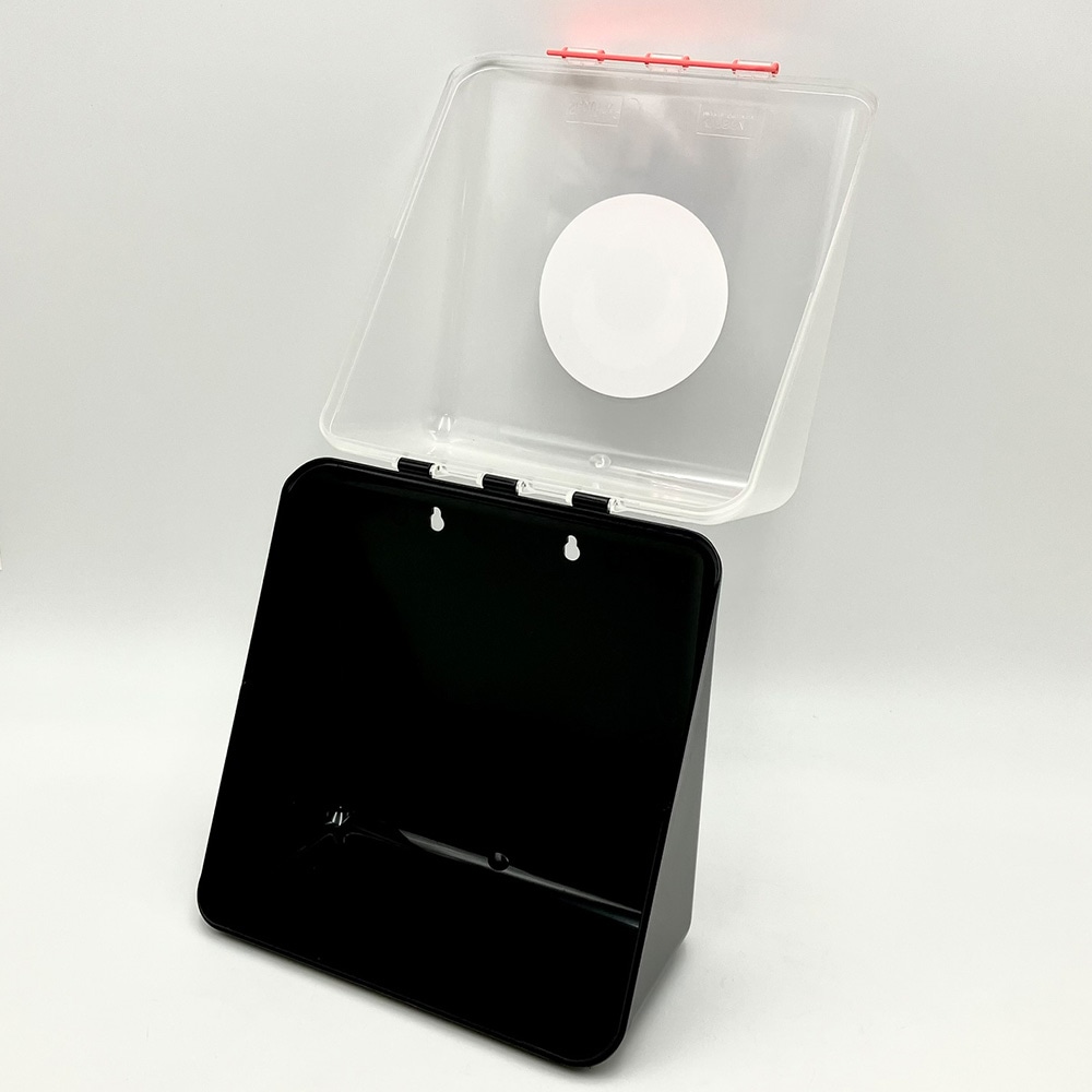 アズワン キャップ用安全保護用具保管ケース クリアMIDI-14 1個 (ご注文単位1個) 【直送品】