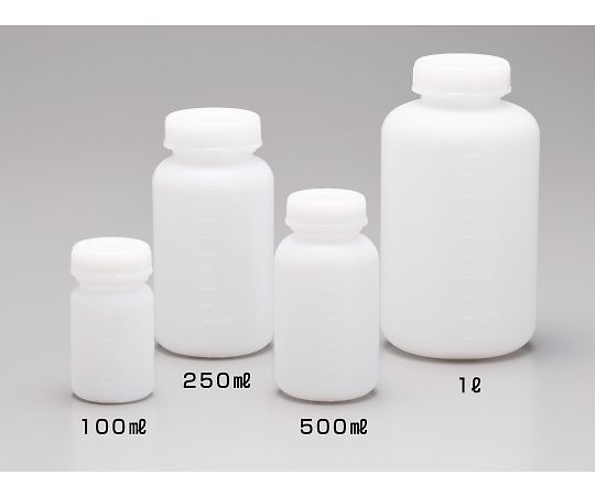 サンプラテック サンプラバイオプラ PE広口ボトル 100mL30804 1本 (ご注文単位1本) 【直送品】